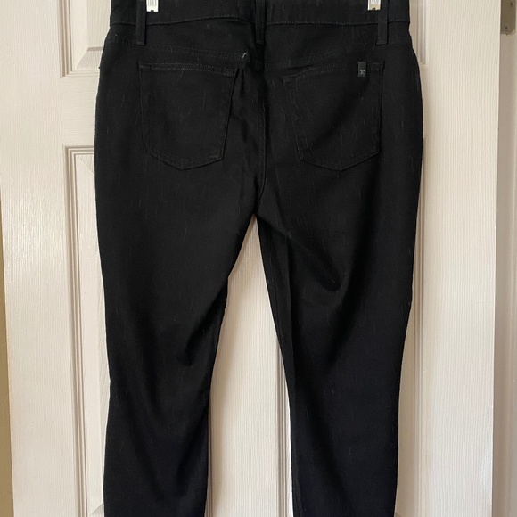 Joe’s Jeans Dion Distressed Raw Hem Skinny Jeans in Black - Size 32 - Picture 5 of 5